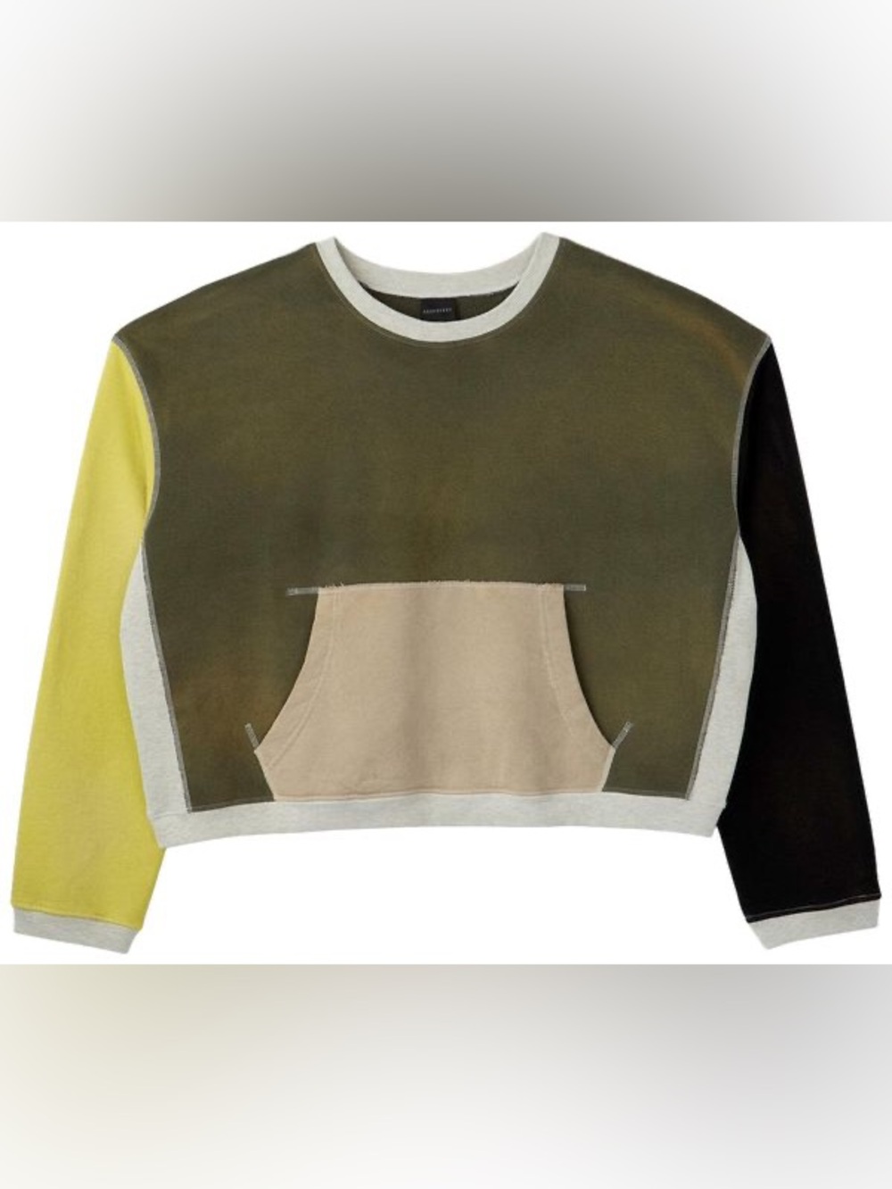 GV Gallery x Raspberry Hills Color Block Crewneck